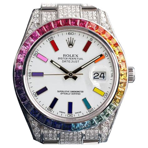 rolex regenbogen lünette|Rolex rainbow preisliste.